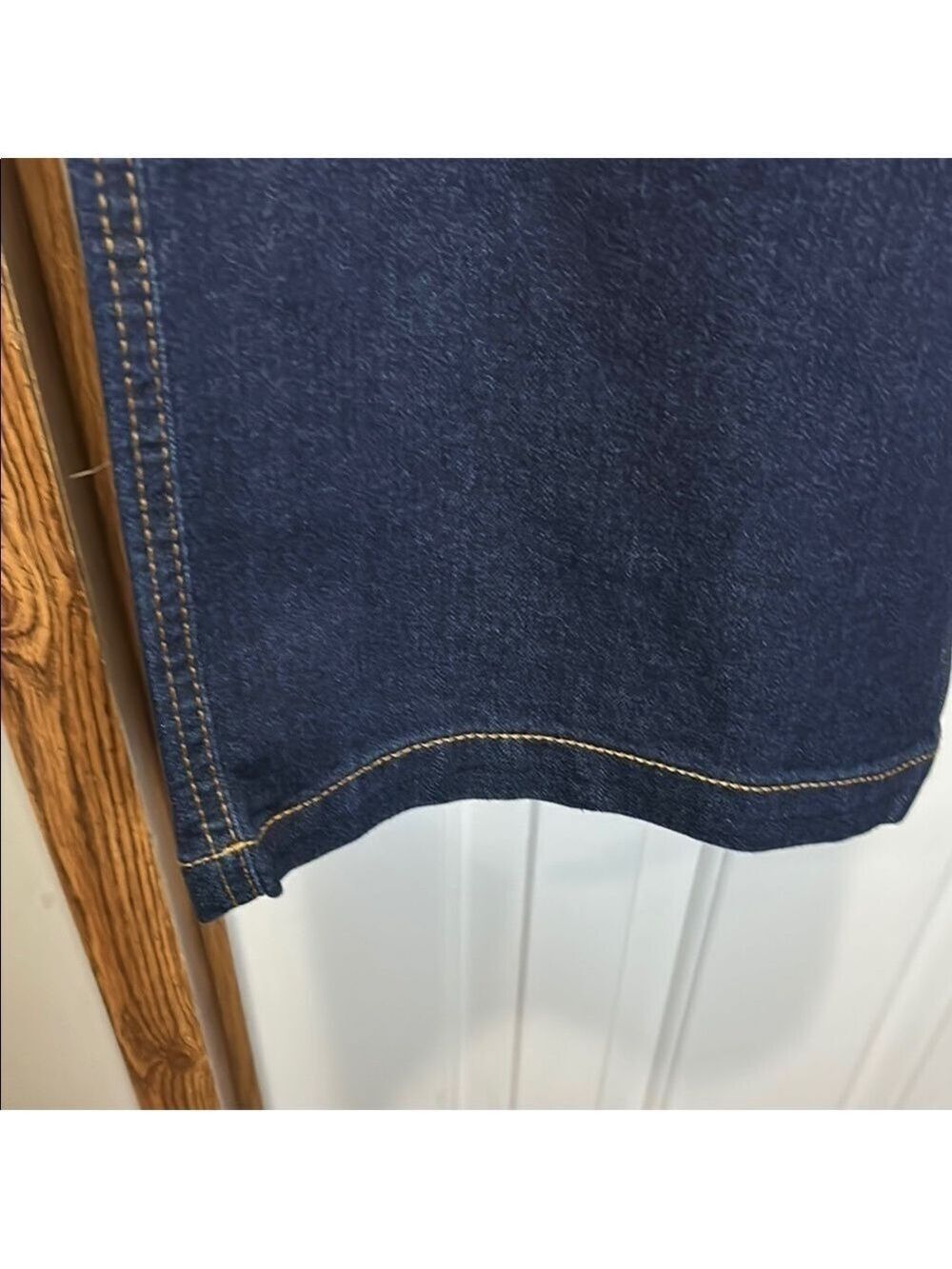 Avon Dark Blue Boot Cut Jeans Elastic Lined Waistband 22W NWOT - Picture 3 of 6